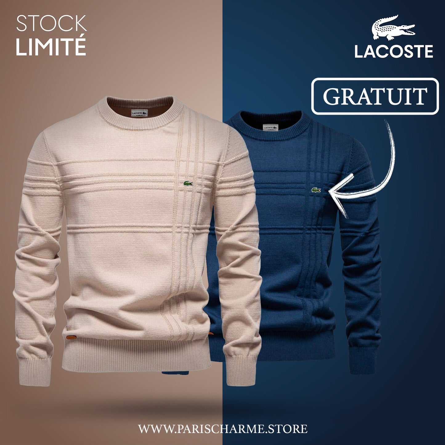 LC 1+1 Textured Men's Sweater (CLEARANCE)