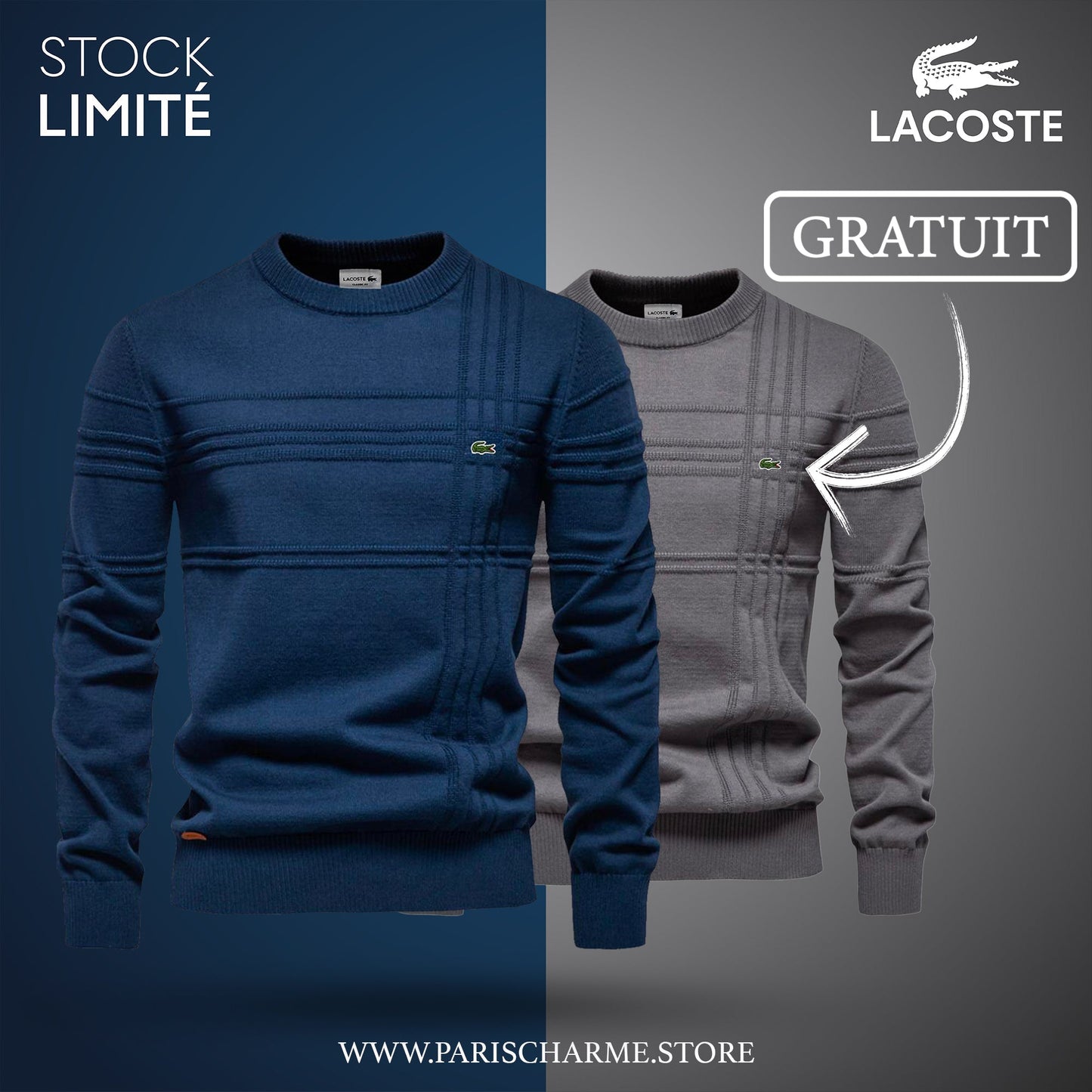 LC 1+1 Textured Men's Sweater (CLEARANCE)