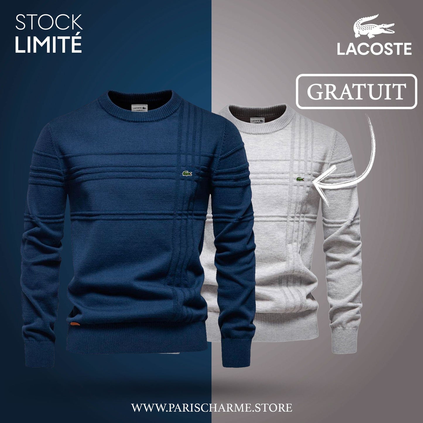 LC 1+1 Textured Men's Sweater (CLEARANCE)